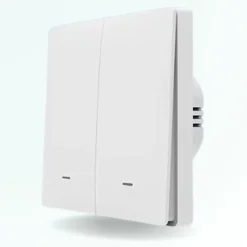 Interrupteur connecté zigbee - 2 boutons - sans fil neutre