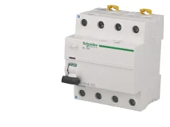 Interrupteur différentiel modulaire tétrapolaire Schneider Acti9 iID 40A / 300mA type AC