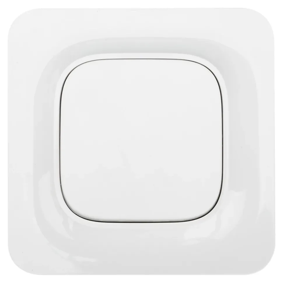 Interrupteur Jacobsen Kennet blanc complet, lot de 5