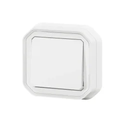 Interrupteur Legrand Plexo blanc à griffes