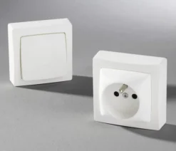 Interrupteur ou va-et-vient Legrand ALB2213WH blanc montage en saillie 10A 230 V