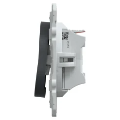 Interrupteur poussoir 10A Schneider Electric Ovalis anthracite