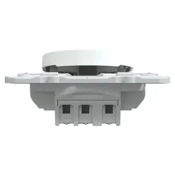 Interrupteur poussoir 10A Schneider Electric Ovalis blanc