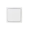 Interrupteur poussoir monobloc Jacobsen Sigurd blanc complet