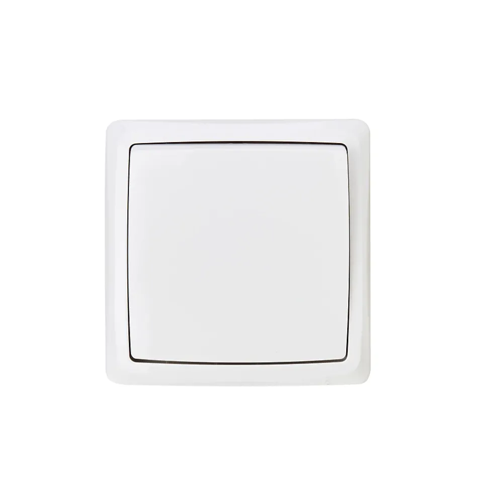 Interrupteur poussoir monobloc Jacobsen Sigurd blanc complet