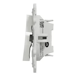 Interrupteur va-et-vient 10A à vis Schneider Electric Odace blanc