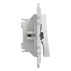 Interrupteur va-et-vient 10A à vis Schneider Electric Odace blanc
