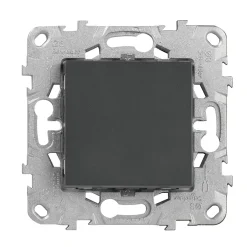 Interrupteur va-et-vient connexion rapide 10A Schneider Electric Unica Déco anthracite