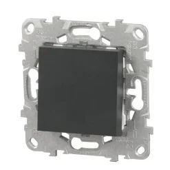 Interrupteur va-et-vient connexion rapide 10A Schneider Electric Unica Déco anthracite