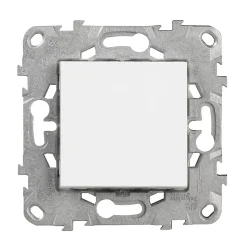 Interrupteur va-et-vient connexion rapide 10A Schneider Electric Unica Déco blanc
