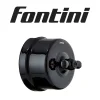 Interrupteur va-et-vient Fontini Garby Porcelaine noire, manette noire en saillie