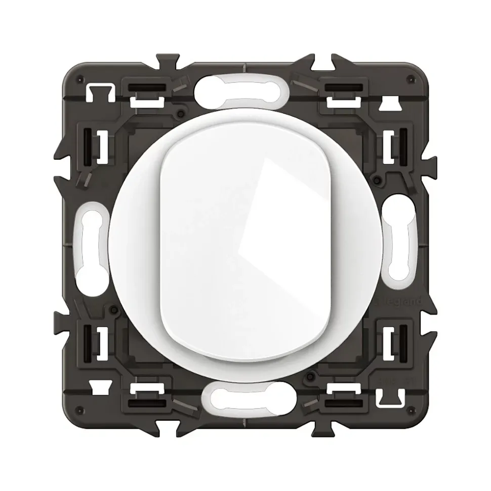 Interrupteur va-et-vient Legrand Céliane 10A blanc sans plaque
