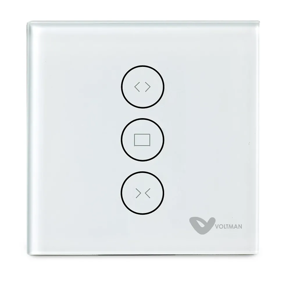 Interrupteur volets roulants connecté + neutre WiFi Voltman