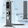 JATRHG K2 kit de borne de recharge, 22kW / 32A, triphasé, avec prise de type 2 équipée de shutter pour EV, support inclus