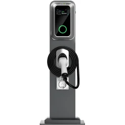 JATRHG K1 kit de borne de recharge, 7,2 kW / 32 A, monophasé, avec câble type 2 de 8 m pour véhicules électriques, support inclus