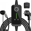 JATRHG P1 chargeur portable réglable de 3,6kW à 1,5kW / 16A à 8A monophasé, 12m, type 2, pour véhicules électriques