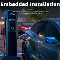 JATRHG S1 borne de recharge IP66 pour véhicules électriques, 11 kW / 16 A, triphasé, avec câble type 2 de 12 m