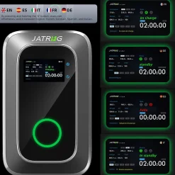 JATRHG S1 borne de recharge IP66 pour véhicules électriques, 7,2 kW / 32 A, monophasé, avec câble type 2 de 12 m