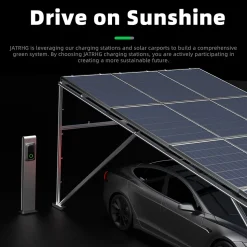 JATRHG S1 borne de recharge IP66 pour véhicules électriques, 7,2 kW / 32 A, monophasé, avec câble type 2 de 12 m