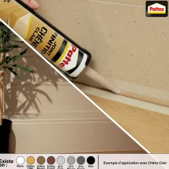 Joint de finition Pattex chêne moyen 280ml