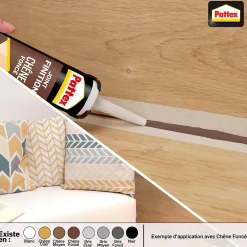 Joint de finition Pattex chêne moyen 280ml