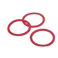 3 joints plat fibre rouge intérieur raccord Noyon et Thiebault 50x60mm