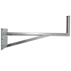 JUMBO100 Bras Coudé Grand Déport 100 cm Diamètre 50 mm Fixation Antenne Parabole Satellite Mur Toit HDSAT