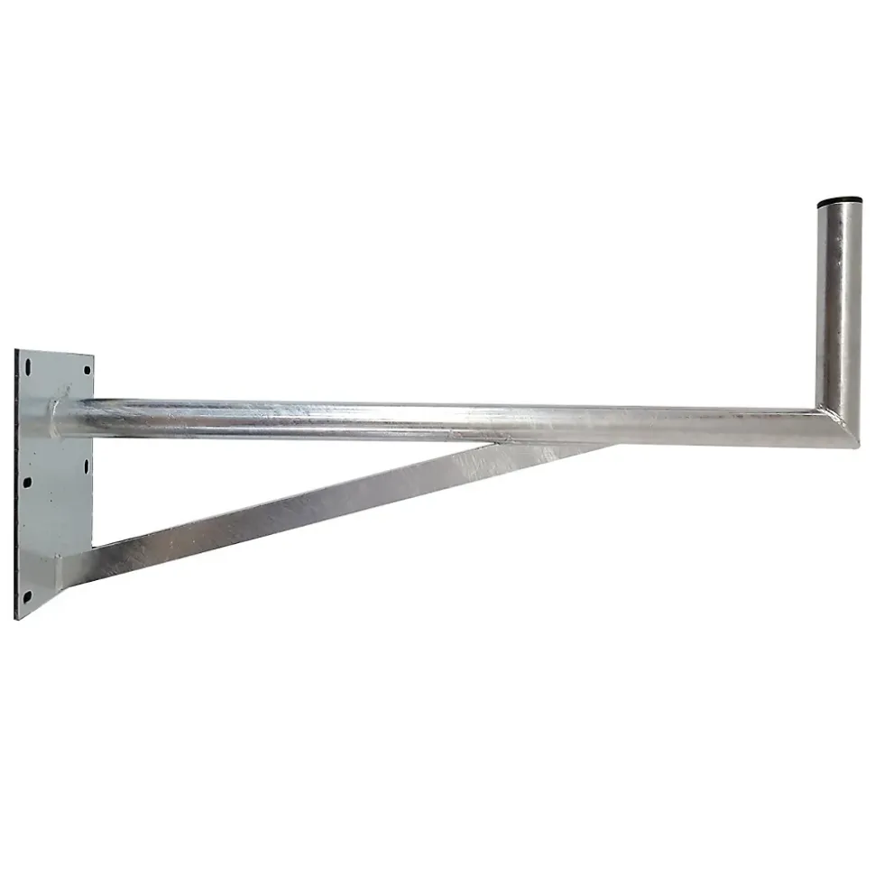 JUMBO100 Bras Coudé Grand Déport 100 cm Diamètre 50 mm Fixation Antenne Parabole Satellite Mur Toit HDSAT
