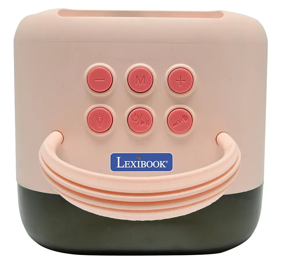 Karaoke Bluetooth Rose avec 2 micros sans fil