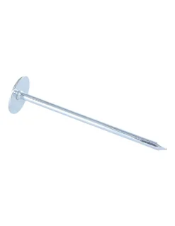 Kg de pointes Embase collerette RONDE Diamètre de tête: 20 Acier zingué 3.5X60 - 1 pièce
