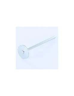 Kg de pointes Embase collerette ronde Diamètre de tête: 20 Acier zingué 3.1X50 - 5 pièces