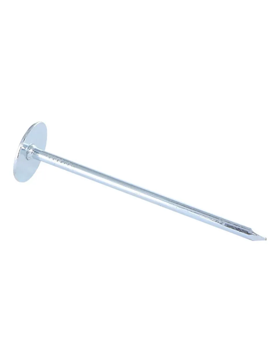 Kg de pointes Embase collerette ronde Diamètre de tête: 20 Acier zingué 3.1X50 - 5 pièces