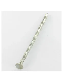 Kg de pointes Torsadées Acier zingué 5X140 - 10 pièces