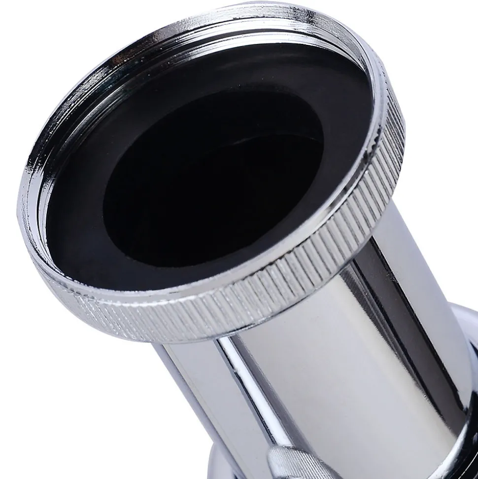 Kibath Siphon rond BOT, finition chrome poli, en laiton