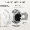Kit alarme de fumée 2 pièces Kit de Montage magnétique Batterie de 5 Ans Conforme à la Norme européenne Blanc 2 pièces
