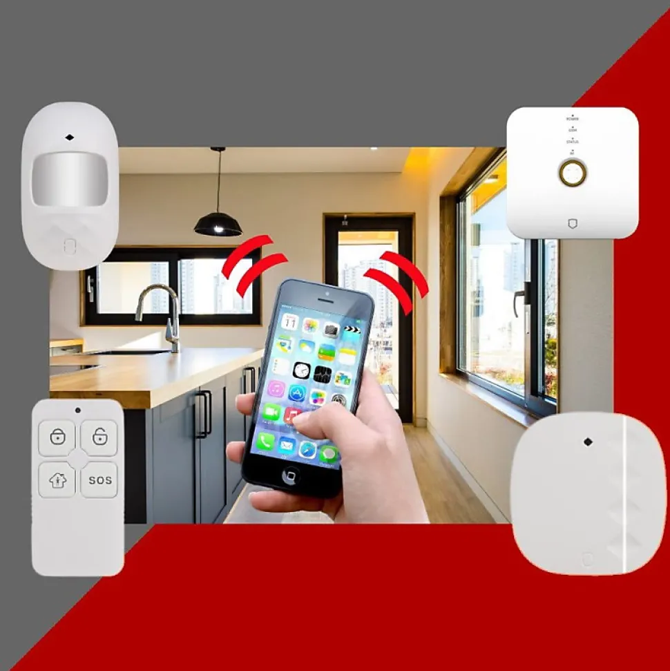 Kit alarme de maison gsm et wifi lifebox kit 2
