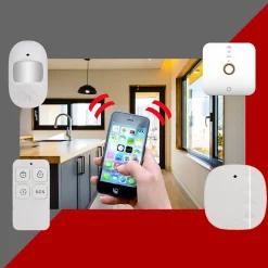 Kit alarme de maison gsm et wifi lifebox kit 3