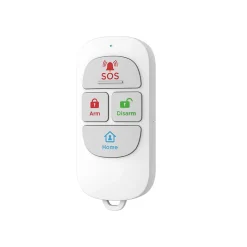 Kit Alarme Etendu Évolutif 868 Mhz connecté Wifi 2,4Ghz avec Sirène 90dB Flash LED intégré (9 zones détectées)