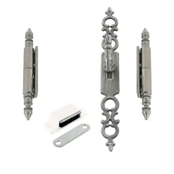 Kit ameublement vieux fer patiné, lot de 2