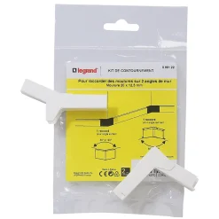 Kit contournement pour moulure 20 x 12,5 mm Legrand