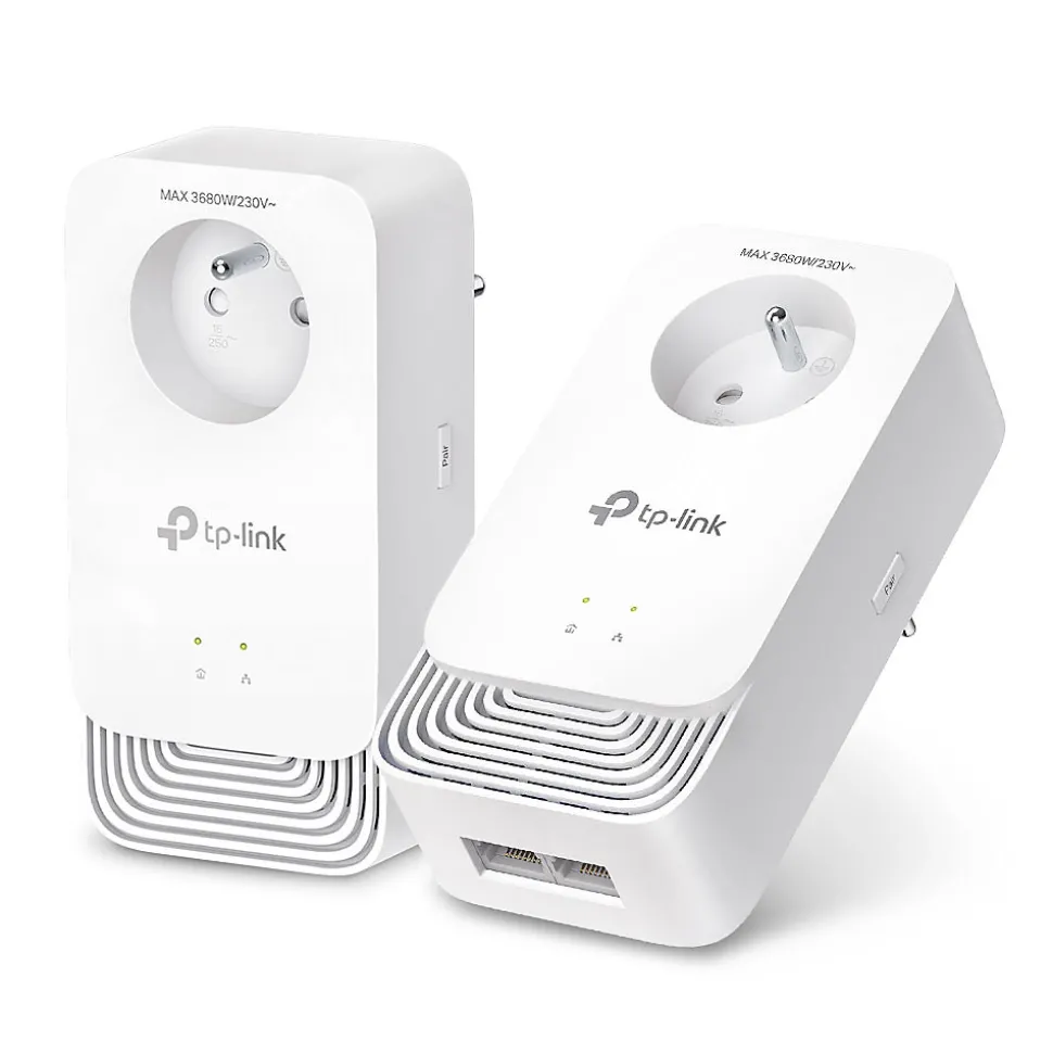 Kit de 2 adaptateurs CPL TP-Link G.HN 2400 avec prise gigogne