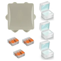 Kit de connexion étanche - IP44 - 3 bornes Wago - Dio