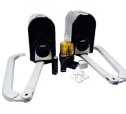 Kit de motorisation sur batterie 24V pour portail battant à bras Compas Genius by FAAC