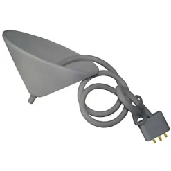 Kit de suspension luminaire Zenitech 2 pôles+terre métallisé