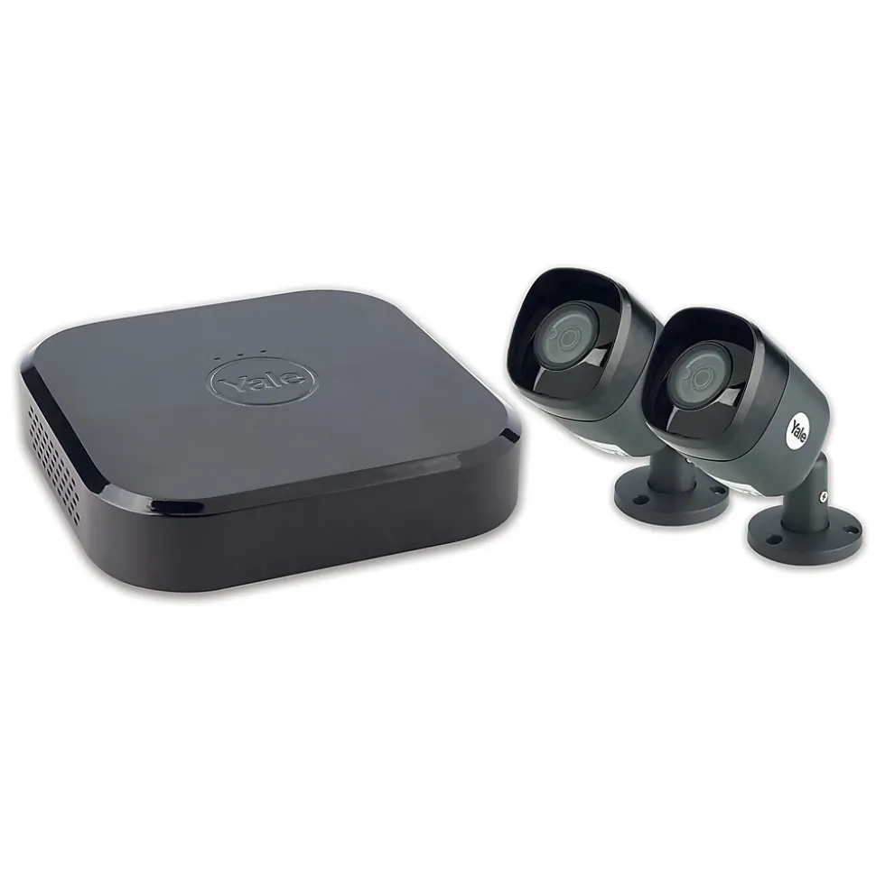 Kit De Vidéosurveillance Connecté 1080p - 2 Caméras Bullet