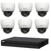 Kit de Vidéosurveillance Dahua DVR HCVR8208AS3 et 6 Mini Caméras Dôme HDCVI PTZDHSD42212IHC