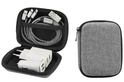 Kit de voyage avec câble de charge 3 en 1, double chargeur, double chargeur de voiture