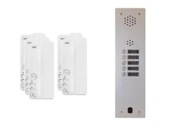 Kit interphone 1 rangée avec 5 combinés URMET Collectif