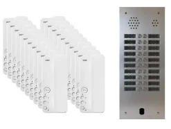Kit interphone 2 rangées avec 20 combinés URMET Collectif