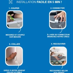 Kit multimédia 2 lignes Magic Elek 16A 3500W
